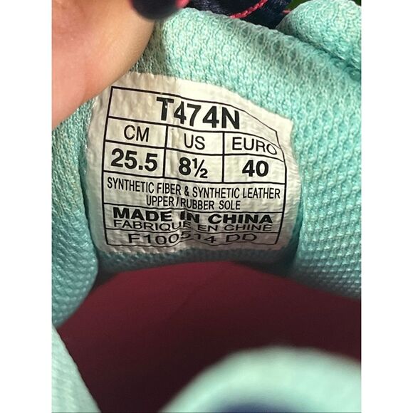 Asics Gel-Contend 2 Women's Shoes Ice Blue/Silver/Pink  size 8.5 - Picture 8 of 8